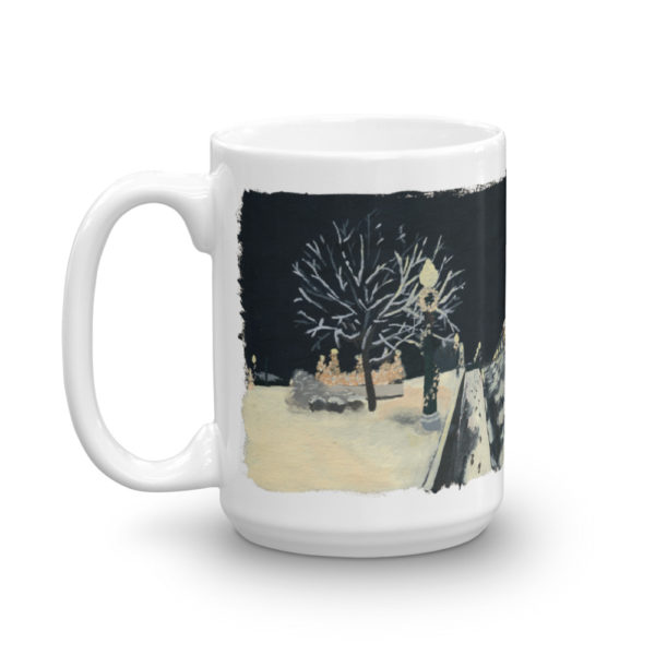 Winter Downtown Mount Carroll Mug - Image 5
