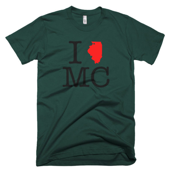 I Love MC Men's T-Shirt - Image 2